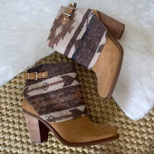 Jessica Simpson Cassley Aztec Fur Booties